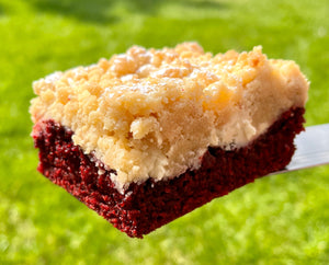 Red Velvet Crumb Cake