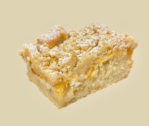 Peaches & Cream Crumb Cake